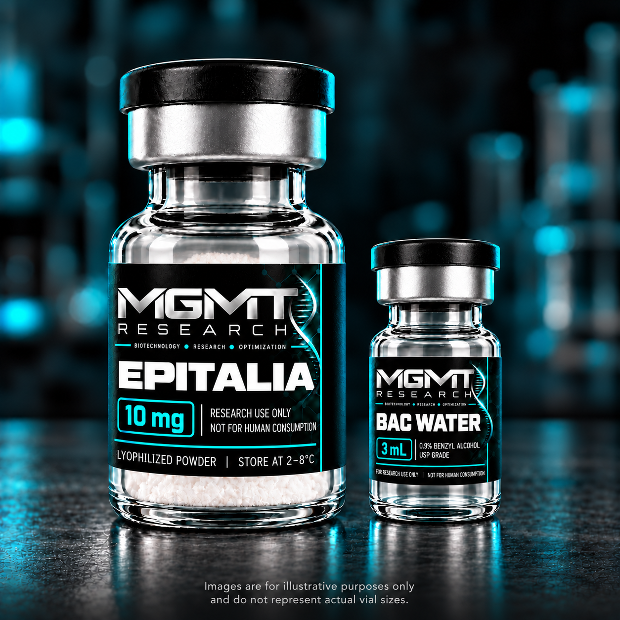 MGMT Research EPITALIA 10 mg vial with BAC Water 3 mL