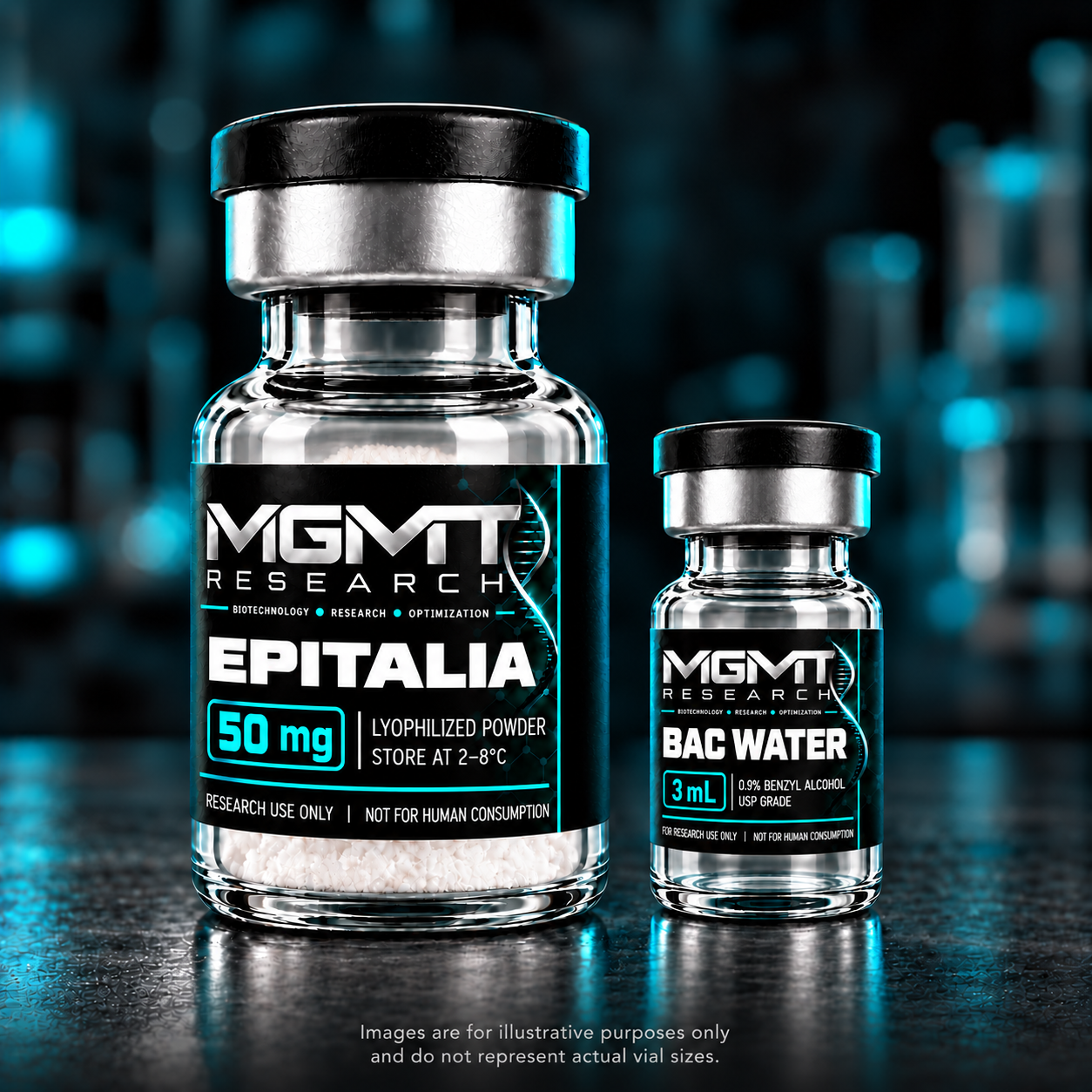 MGMT Research EPITALIA 50 mg vial with BAC Water