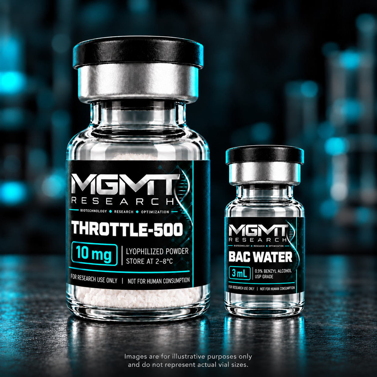 MGMT Research THROTTLE-500 TB-500 10 mg vial